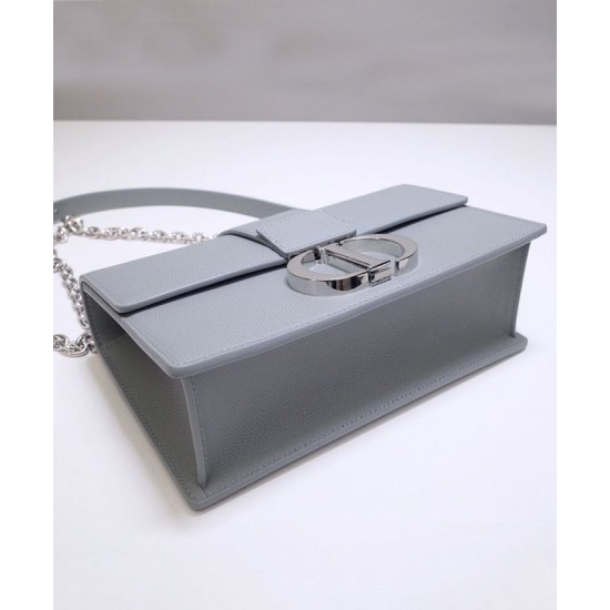 Replica Christian Dior 30 Montaigne Chain Bag Gray