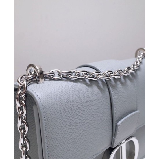 Replica Christian Dior 30 Montaigne Chain Bag Gray