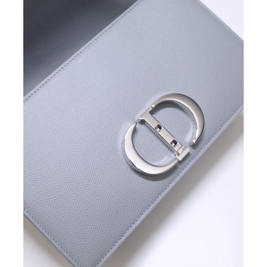 Replica Christian Dior 30 Montaigne Chain Bag Gray