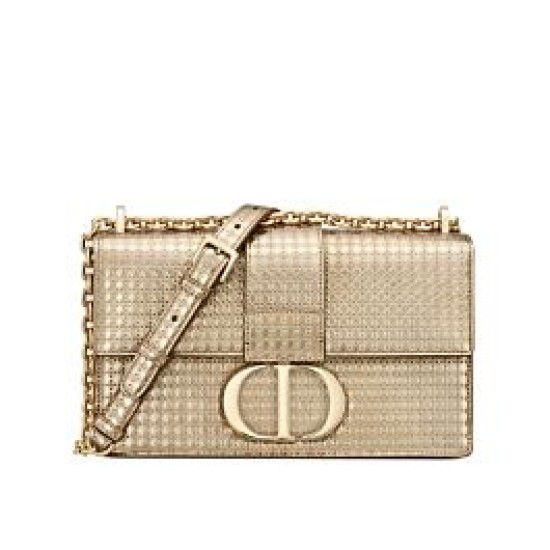 Replica Christian Dior 30 Montaigne Flap Chain Bag Bronze-Coloured