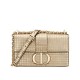 Replica Christian Dior 30 Montaigne Flap Chain Bag Bronze-Coloured