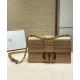 Replica Christian Dior 30 Montaigne Flap Chain Bag Bronze-Coloured