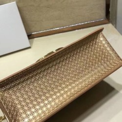 Replica Christian Dior 30 Montaigne Flap Chain Bag Bronze-Coloured