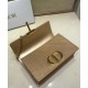 Replica Christian Dior 30 Montaigne Flap Chain Bag Bronze-Coloured