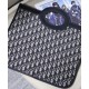 Fake Christian Dior Foldable clutch Dark Blue Replica