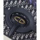 Fake Christian Dior Foldable clutch Dark Blue Replica