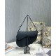 Replica Christian Dior Saddle Ultra-Matte Bag Black
