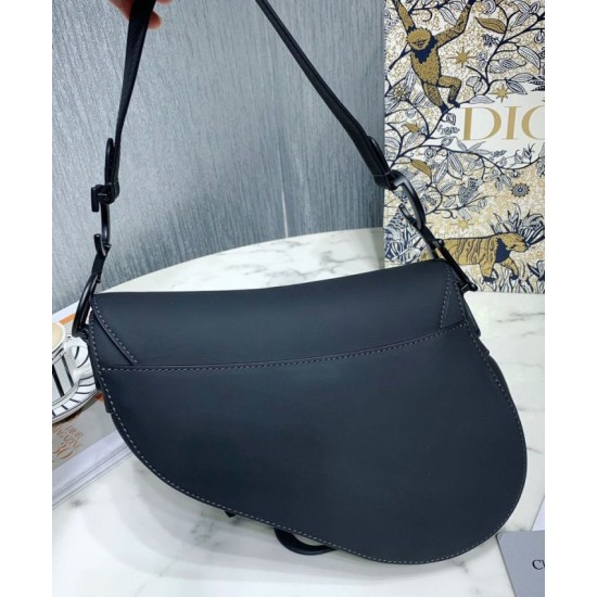 Replica Christian Dior Saddle Ultra-Matte Bag Black