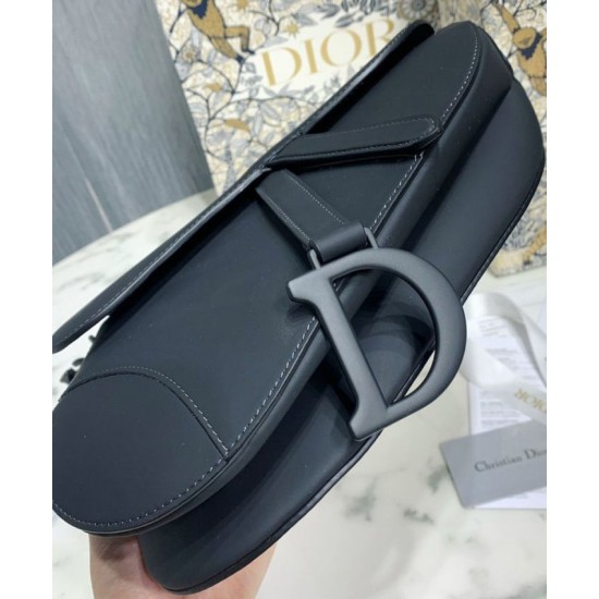 Replica Christian Dior Saddle Ultra-Matte Bag Black