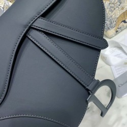 Replica Christian Dior Saddle Ultra-Matte Bag Black