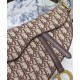 Fake Christian Dior Saddle Bag Coffee Replica