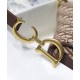Fake Christian Dior Saddle Bag Coffee Replica