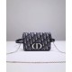 Replica Christian Dior 30 Montaigne 2-In-1 Pouch Dark Blue