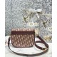 Fake Christian Dior Medium Dior Bobby Bag Coffee Replica