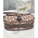 Fake Christian Dior Medium Dior Bobby Bag Coffee Replica
