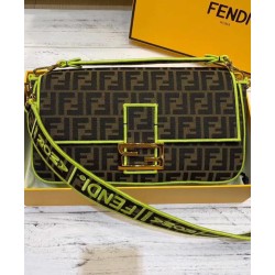 Replica Baguette Roma Amor leather bag 8BR771 Yellow