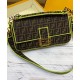 Replica Baguette Roma Amor leather bag 8BR771 Yellow