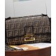 Replica Baguette Roma Amor leather bag 8BR771 Black