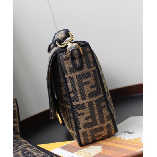 Replica Baguette Roma Amor leather bag 8BR771 Black