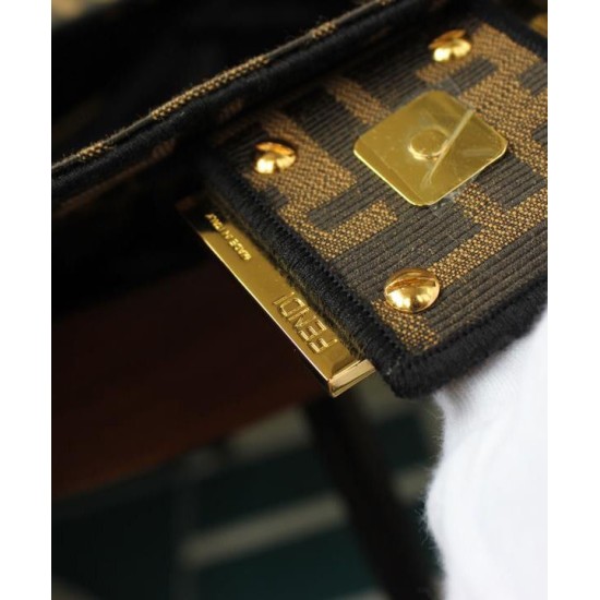 Replica Baguette Roma Amor leather bag 8BR771 Black