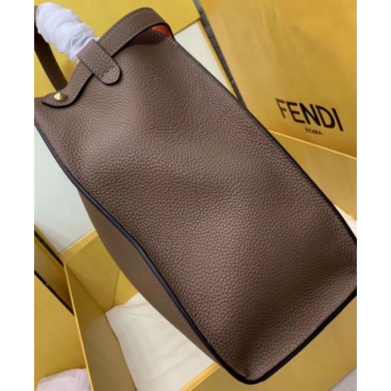 Fake Peekaboo X-lite Large Leather Bag Coffee Replica