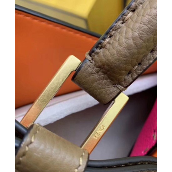 Fake Peekaboo X-lite Large Leather Bag Coffee Replica