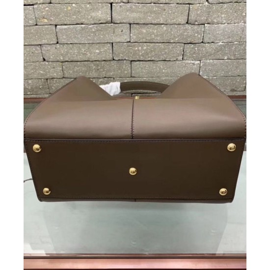 Replica Peekaboo X-lite Medium Leather Bag Coffee