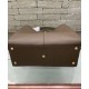 Replica Peekaboo X-lite Medium Leather Bag Coffee