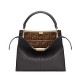 Replica Peekaboo X-lite Medium Leather Bag Black