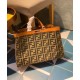 Fake Peekaboo X-tote Canvas bag 8BH374 Coffee Replica