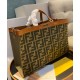 Fake Peekaboo X-tote Canvas bag 8BH374 Coffee Replica