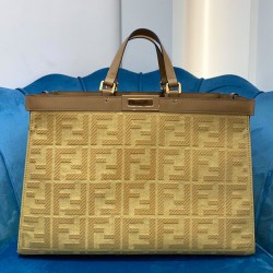 Fake Peekaboo X-tote Canvas bag 8BH374 Cream Replica Replica Peekaboo X-tote Canvas bag 8BH374 Cream