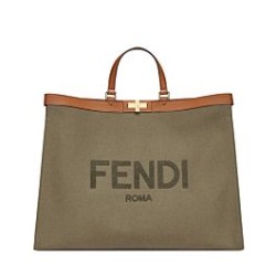 Replica Peekaboo X-tote Canvas bag 8BH374 Khaki