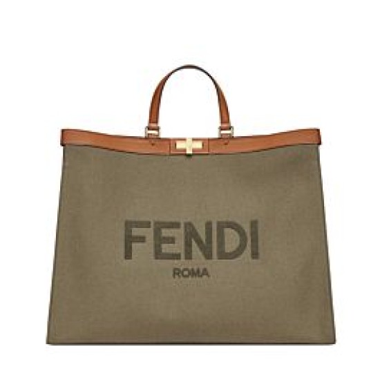 Replica Peekaboo X-tote Canvas bag 8BH374 Khaki