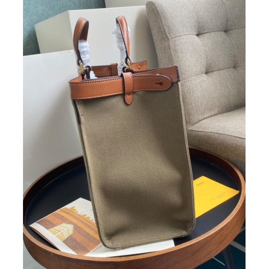 Replica Peekaboo X-tote Canvas bag 8BH374 Khaki