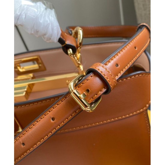 Fake Peekaboo Iseeu East-West Bag 8BN323 Coffee Replica
