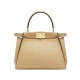 Replica Peekaboo Iconic Mini Leather Bag Apricot