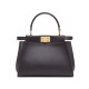 Fake Peekaboo Iconic Mini Leather Bag Black Replica