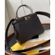 Fake Peekaboo Iconic Mini Leather Bag Black Replica