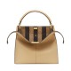 Fake Peekaboo X-lite Medium Leather Bag Apricot Replica