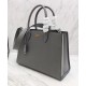 Replica Prada Bibliotheque Bag 1A153 Gray