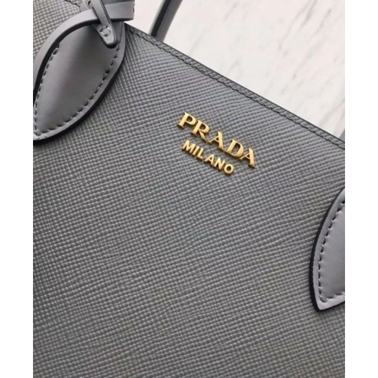Replica Prada Bibliotheque Bag 1A153 Gray
