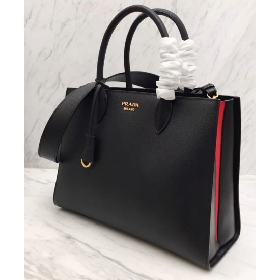 Replica Prada Bibliotheque Bag 1A153 Black