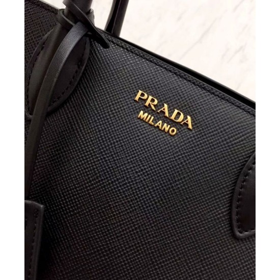 Replica Prada Bibliotheque Bag 1A153 Black