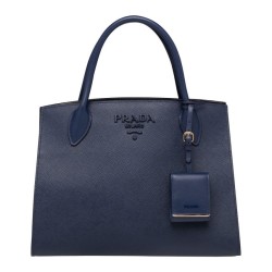 Replica Prada Monochrome Bag 1BA155 Dark Blue