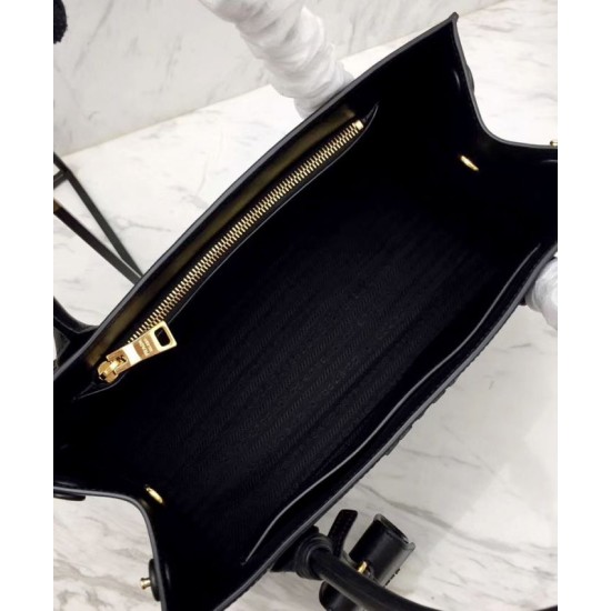 Fake Prada Monochrome Bag 1BA155 Black Replica