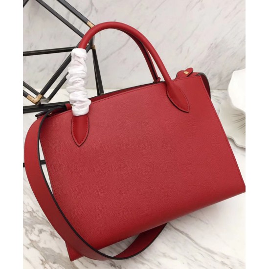 Fake Prada Monochrome Bag 1BA155 Red Replica