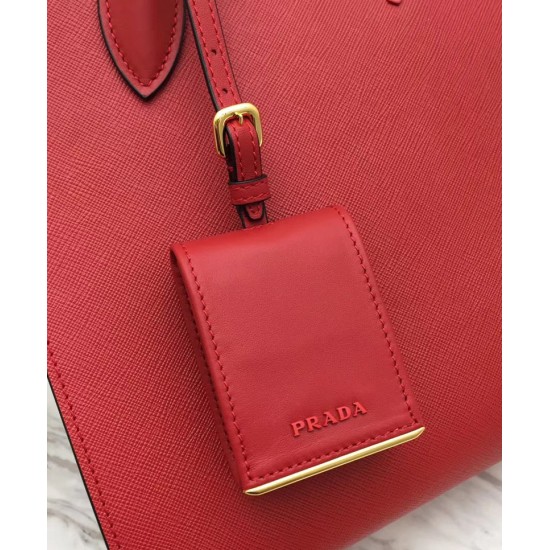 Fake Prada Monochrome Bag 1BA155 Red Replica