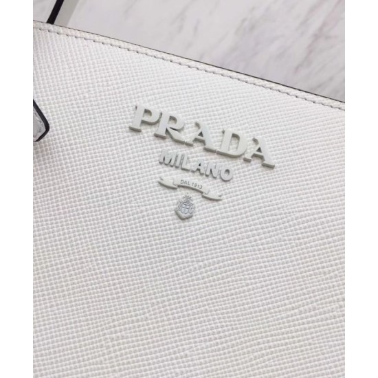 Replica Prada Monochrome Bag 1BA155 White