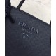 Replica Prada Monochrome Saffiano Leather Bag 1BA156 Dark Blue